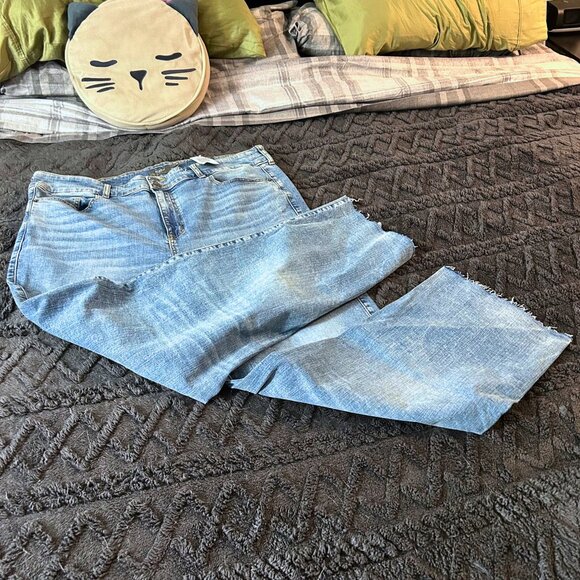 Torrid Size 22 R High Rise 90's Straight Leg Light Wash Jeans NWT - Picture 12 of 13